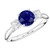 Madrid: Exquisite Three .Stone Engagement Ring