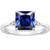 Vienna: Three .Stone Sapphire & Diamond Ring