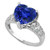Vienna: Heart .Cut Ceylon Blue Sapphire Ring Vienna: Heart .Cut Ceylon Blue Sapphire Ring