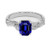Madrid: Vintage .Inspired Sapphire & Diamond Ring