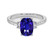 Madrid: Exquisite Sapphire & Diamond Ring .10ct Oval Sapphire