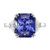 Madrid: exquisito tres. Sapphire y anillo de diamantes