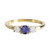 Vienna: Three .Stone Sapphire & Diamond Ring