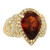 Madrid: Exquisite Citrine & Diamond Statement Ring .19ct Pear Cut Citrine Madrid: Exquisite Citrine & Diamond Statement Ring .19ct Pear Cut Citrine