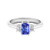 Isabella: Exquisite Sapphire Engagement Ring .2.50ct Radiant Cut Blue Sapphire