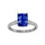 Isabella: Radiant .Cut Sapphiren kihlasormus