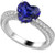 Isabella: Vintage .Inspired Sapphire & Diamond Ring