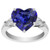 Vienna: Three .Stone Sapphire & Diamond Ring