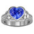 Vienna: Bezel .Set Sapphire & Diamond Ring