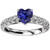 Isabella: Heart .Shaped Sapphire Ring