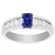 Isabella: Sapphire And Diamond Wedding Ring .2.00ct Emerald