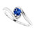 luxury sapphire ring, AAA blue sapphire jewelry, natural earth-mined sapphire, 1 carat sapphire ring, round cut sapphire, fine gemstone ring, bespoke sapphire jewelry, 14K white gold sapphire ring, collector’s sapphire piece, investment grade sapphire, high jewelry sapphire ring, exquisite gemstone craftsmanship, sophisticated sapphire design, freeform shank luxury ring, prestigious gemstone collection
