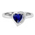 Vienna: Heart .Cut Sapphire & Diamond Ring