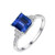 Madrid: Exquisite Sapphire & Diamond Ring .3.00ct Emerald