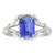 Florence: Exquisite Gemstone Ring With Ceylon Sapphire .4ct Emerald