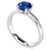 Isabella: Regal Sapphire Engagement Ring .2.00ct Round Sapphire