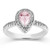 Diana: Exquisite Engagement Ring With Pink Sapphire & Diamonds .2.20ct Pear Diana: Exquisite Engagement Ring With Pink Sapphire & Diamonds .2.20ct Pear