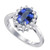 Vienna: Ceylon Blue Sapphire Engagement Ring .4.70ct Oval Sapphire