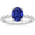 Isabella: Exquisite Gemstone Ring .4.00ct Oval Ceylon Sapphire