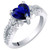 Florence: Majestic Ceylon Sapphire Engagement Ring .4.50ct Heart