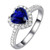 Isabella: Exquisite Heart .Shaped Sapphire Ring