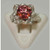 Isabella: Enchanting Floral Ruby & Diamond Ring .2.51ct Natural Red Ruby
