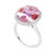 Artemis: Majestic Kunzite & Diamond Ring .22.50ct Pink Kunzite Solitaire
