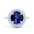 Vienna: Exquisite Tanzanite & Diamond Ring .4.25ct AAA Grade Tanzanite