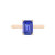Florence: Exquisite Solitaire Ring With Ceylon Sapphire .1.50ct Emerald Cut Sapphire
