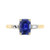 Florence: Exquisite Three .Stone Gemstone Ring