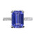 Diana: Majestic Sapphire Solitaire Ring With Diamond Accents .3ct Emerald Cut Ceylon Sapphire