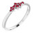 Madrid: Burma Ruby Band Ring .1.40ct Natural Ruby