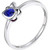 Madrid: Solitaire Sapphire Anniversary Ring .1.00ct Pear