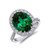 Isabella: Exquisite Emerald And Diamond Ring .4.25ct Oval Emerald