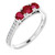 Diana: Exquisite Engagement Ring With Burma Ruby .1.10ct Natural Ruby
