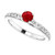 luxury ruby solitaire ring, AAA quality ruby jewelry, natural earth-mined ruby, 0.75 carat ruby ring, antique style gemstone ring, high jewelry ruby ring, fine ruby engagement ring, heated ruby gemstone, round cut ruby solitaire, 14K white gold ruby ring, collector’s ruby jewelry, bespoke gemstone ring, heirloom-quality ruby ring, prestigious ruby fine jewelry, sophisticated gemstone ring