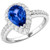 Isabella: Exquisite Tanzanite & Diamond Ring .12.25ct Pear