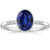 Isabella: Bezel .Set Sapphire & Diamond Ring