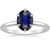 Madrid: Exquisite Sapphire Solitaire Ring .2.50ct Oval Ceylon Sapphire