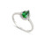 Isabella: Emerald And Diamond Ring .5.70ct Pear