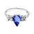 Vienna: Pear .Cut Ceylon Sapphire Ring