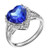 Victoria: Regal Gemstone Ring With Ceylon Sapphire .4.60ct Heart