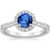 Diana: Exquisite Gemstone Ring With Ceylon Sapphire & Diamonds .2.80ct Brilliant