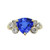 Vienna: Trillion .Cut Sri Lanka Sapphire Ring