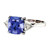 Isabella: Cushion .Cut Tanzanite & Diamond Ring