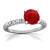 Madrid: Exquisite Ruby & Diamond Ring .3.90ct Natural Ruby