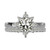 Vienna: Star Style Engagement Ring Set .5ct Cushion & Round Old Cut Diamonds