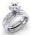 Victoria: Luxury Diamond Engagement Ring Set .3.25ct Natural Diamonds
