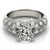 Victoria: Antique .Style Diamond Ring With Old Mine Cut Brilliance