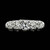 Madrid: Exquisite Anniversary Band With Old Miner Cut Diamonds .5.50ct Round Diamonds